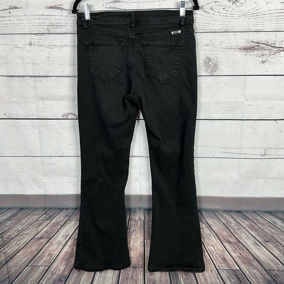 Kancan Womens Jeans size 28 Black Midrise inseam 28 Bootcut Stretch - Picture 7 of 10